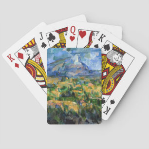 Paul Cezanne - Mont Sainte-Victoire Poker Cards