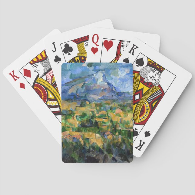 Paul Cezanne - Mont Sainte-Victoire Poker Cards (Back)