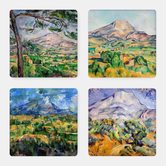 Paul Cezanne  - Mont Sainte-Victoire Selection Coaster Set (Set)