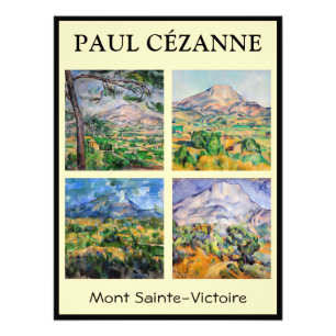 Paul Cezanne - Mont Sainte-Victoire Selection Photo Print