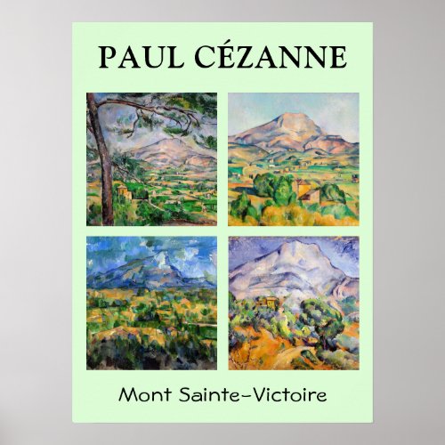 Paul Cezanne  _ Mont Sainte_Victoire Selection Poster