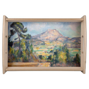 Paul Cezanne - Mont Sainte-Victoire Serving Tray