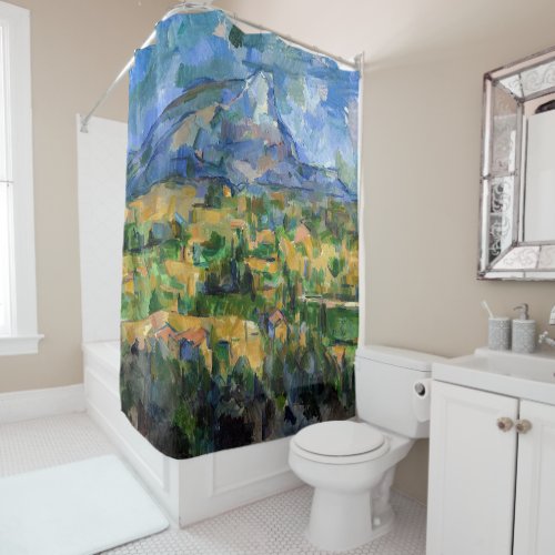 Paul Cezanne _ Mont Sainte_Victoire Shower Curtain