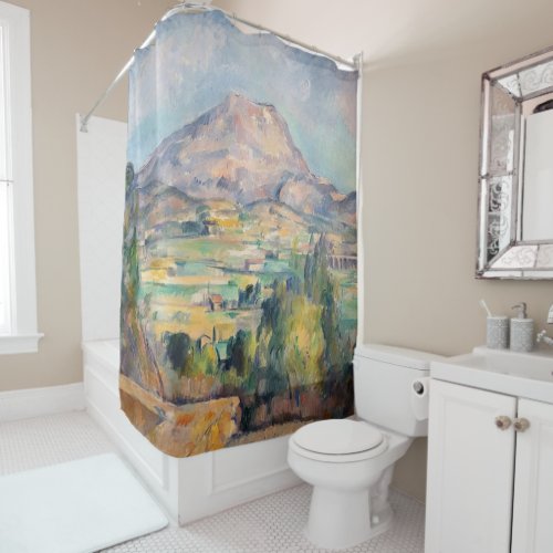 Paul Cezanne _ Mont Sainte_Victoire Shower Curtain