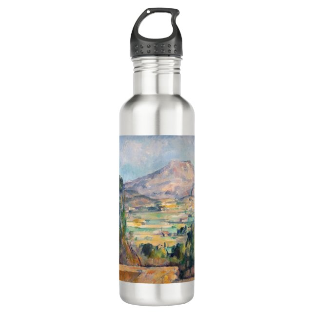 Paul Cezanne - Mont Sainte-Victoire Stainless Steel Water Bottle (Front)