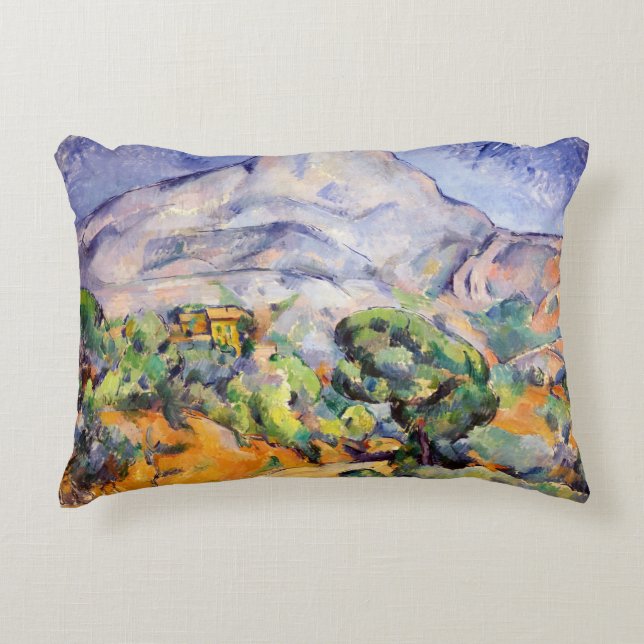 Paul Cezanne - Mont Sainte-Victoire, Tholonet Road Accent Pillow (Front)