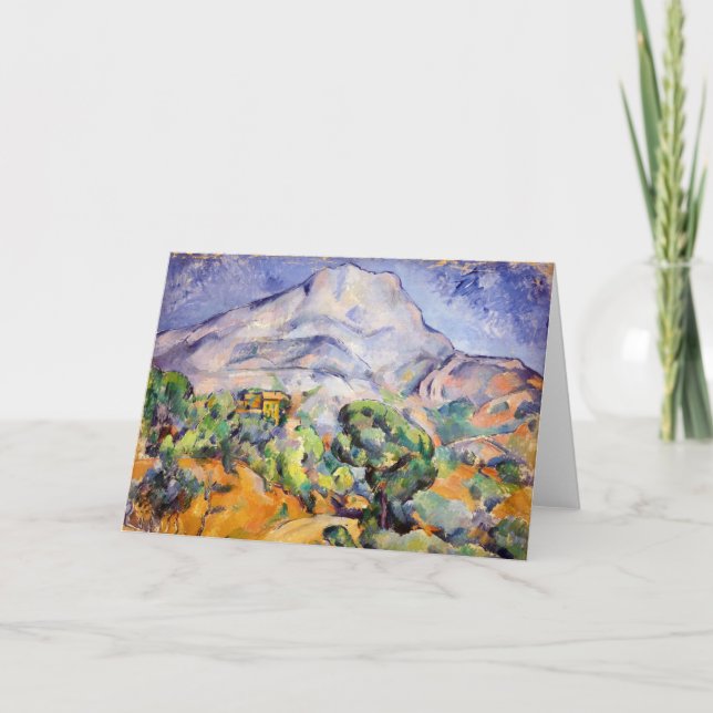 Paul Cezanne - Mont Sainte-Victoire, Tholonet Road Card (Front)