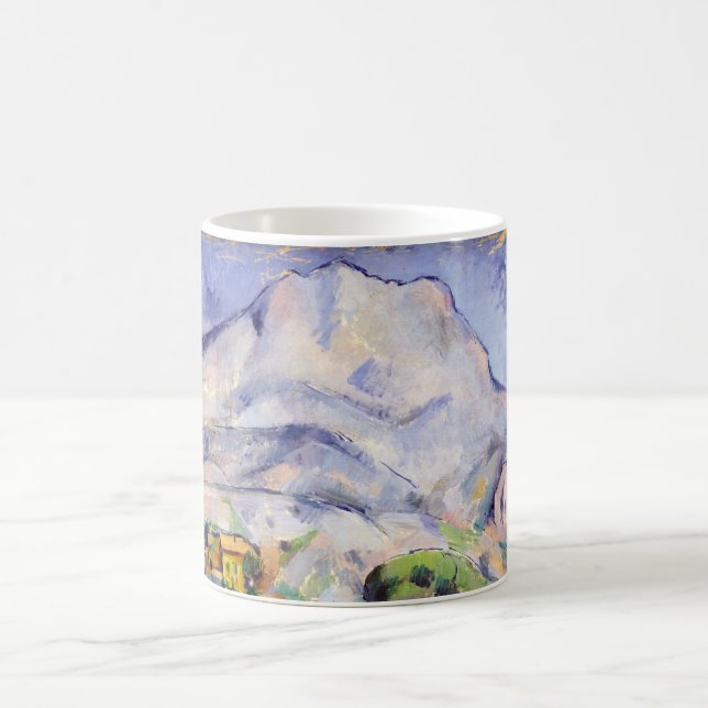 Paul Cezanne - Mont Sainte-Victoire, Tholonet Road Coffee Mug (Center)