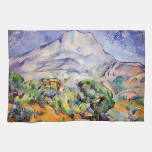 Paul Cezanne - Mont Sainte-Victoire, Tholonet Road Kitchen Towel