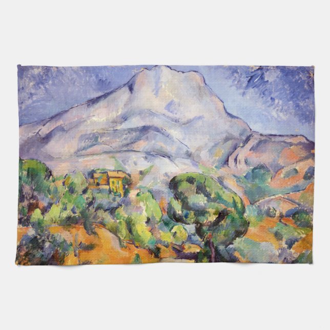 Paul Cezanne - Mont Sainte-Victoire, Tholonet Road Kitchen Towel (Horizontal)