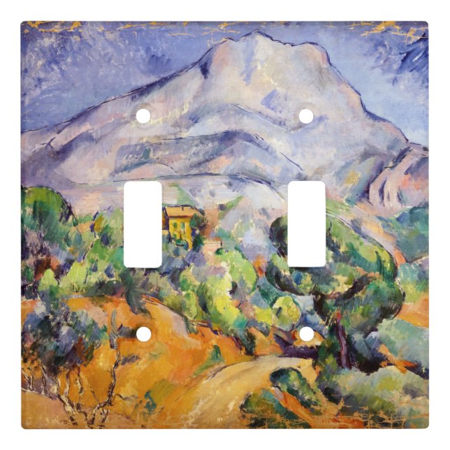 Paul Cezanne - Mont Sainte-Victoire, Tholonet Road Light Switch Cover (Front)