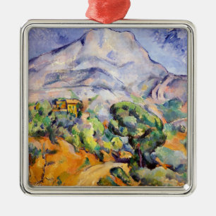 Paul Cezanne - Mont Sainte-Victoire, Tholonet Road Metal Ornament