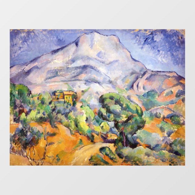 Paul Cezanne - Mont Sainte-Victoire, Tholonet Road Wall Decal (Front)