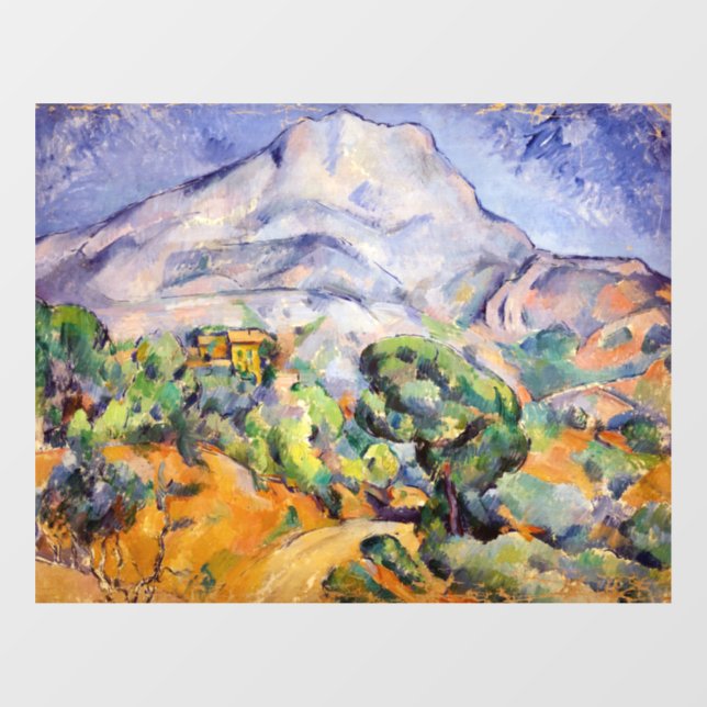Paul Cezanne - Mont Sainte-Victoire, Tholonet Road Window Cling (Sheet)