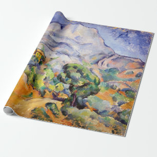 Paul Cezanne - Mont Sainte-Victoire, Tholonet Road Wrapping Paper