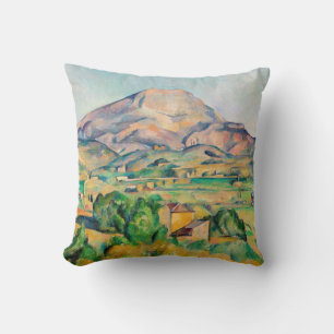 Paul Cezanne - Mont Sainte-Victoire Throw Pillow