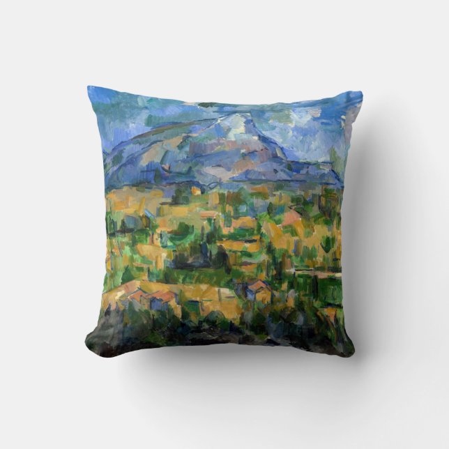 Paul Cezanne - Mont Sainte-Victoire Throw Pillow (Front)