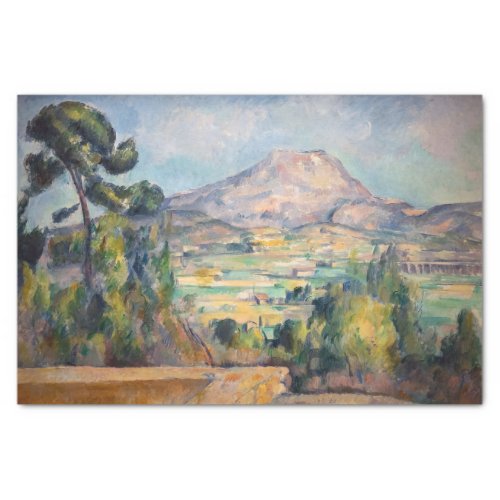Paul Cezanne _ Mont Sainte_Victoire Tissue Paper