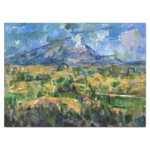 Paul Cezanne _ Mont Sainte_Victoire Tissue Paper