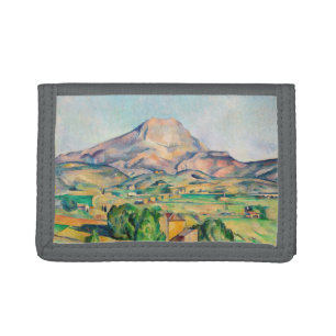 Paul Cezanne - Mont Sainte-Victoire Tri-fold Wallet