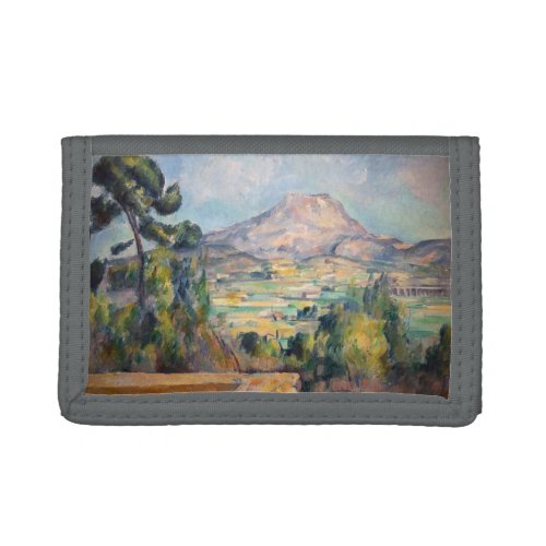 Paul Cezanne _ Mont Sainte_Victoire Trifold Wallet