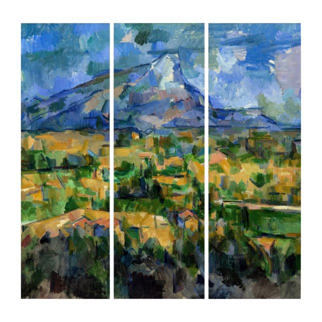 Paul Cezanne - Mont Sainte-Victoire Triptych (Front)