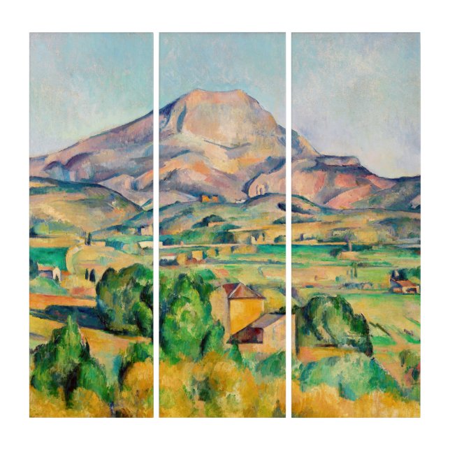 Paul Cezanne - Mont Sainte-Victoire Triptych (Front)