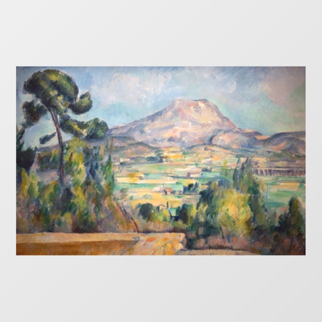 Paul Cezanne - Mont Sainte-Victoire Wall Decal (Front)
