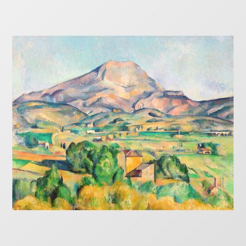 Paul Cezanne _ Mont Sainte_Victoire Window Cling