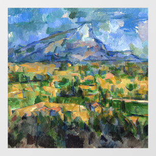 Paul Cezanne - Mont Sainte-Victoire Window Cling