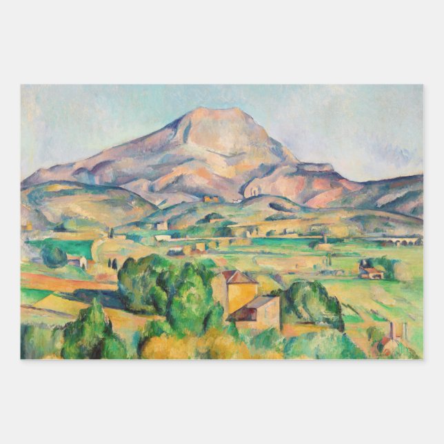 Paul Cezanne - Mont Sainte-Victoire Wrapping Paper Sheets (Front)
