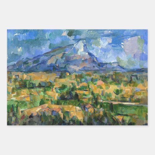 Paul Cezanne _ Mont Sainte_Victoire Wrapping Paper Sheets