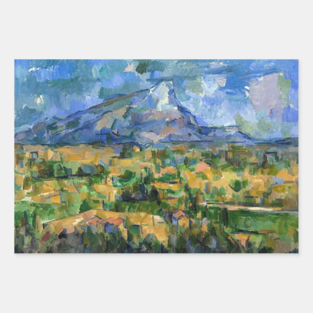 Paul Cezanne - Mont Sainte-Victoire Wrapping Paper Sheets (Front)