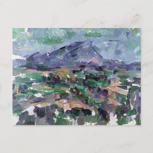 Paul Cezanne  Montagne Sainte_Victoire 1904_06 Postcard