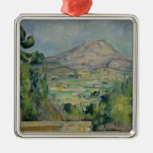 Paul Cezanne Montagne Sainte-Victoire, c.1887-90 Metal Ornament