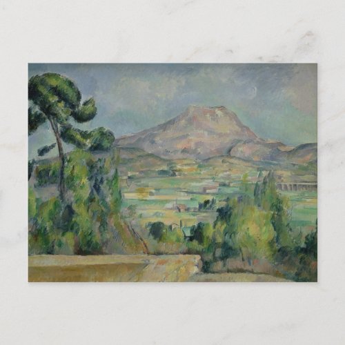 Paul Cezanne  Montagne Sainte_Victoire c1887_90 Postcard