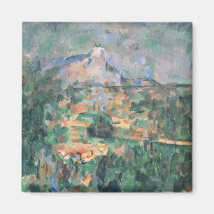 Paul Cezanne Montagne Sainte-Victoire from Lauve Magnet