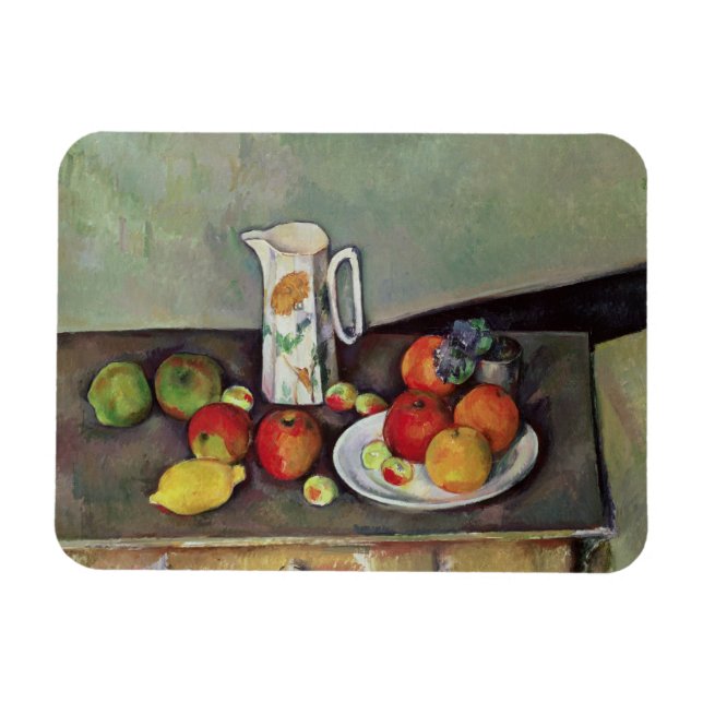 Paul Cezanne | Paul Cezanne | Still life with milk Magnet (Horizontal)