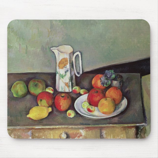 Paul Cezanne | Paul Cezanne | Still life with milk Mouse Pad (Front)
