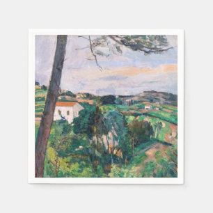 Paul Cezanne - Pine tree at Estaque Napkins