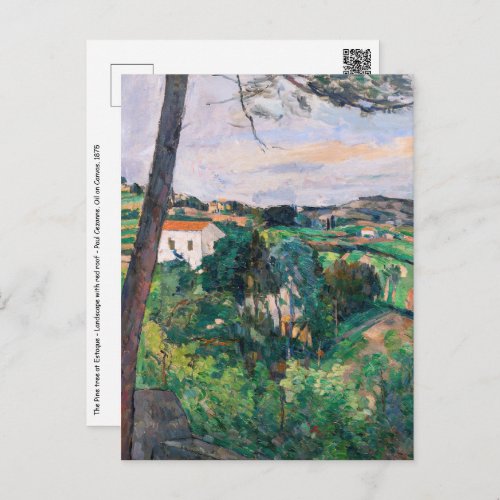 Paul Cezanne _ Pine tree at Estaque Postcard