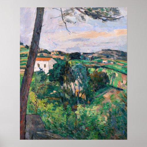Paul Cezanne _ Pine tree at Estaque Poster