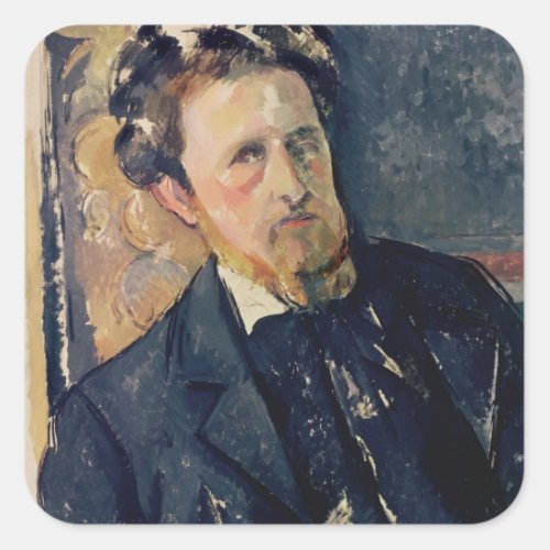 Paul Cezanne  Portrait of Joachim Gasquet  1896_9 Square Sticker