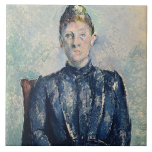 Paul Cezanne Portrait of Madame Cezanne, c.1890 Ceramic Tile