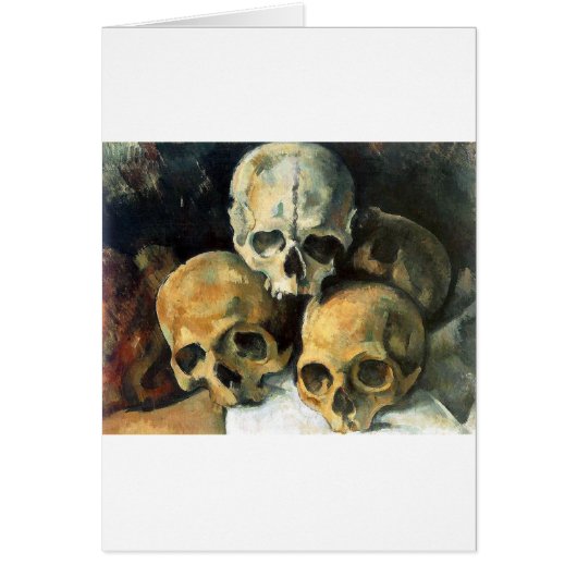 Paul Cézanne - Pyramid of Skulls Cards (Front)