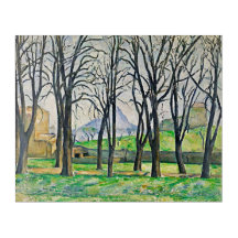 Paul Cezanne’s Chestnut Trees at Jas de Bouffan