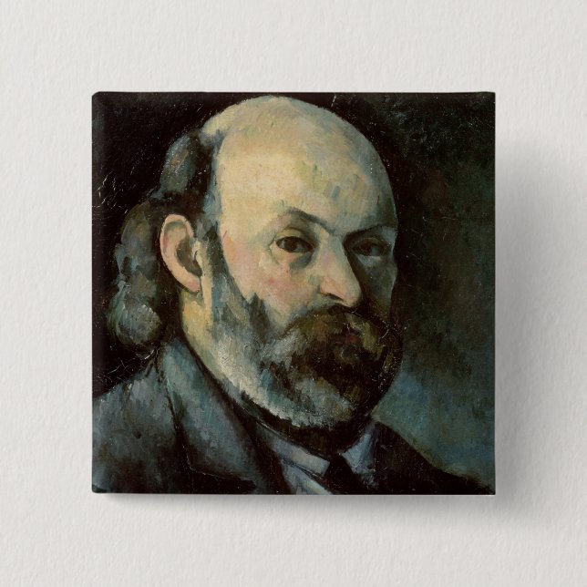 Paul Cezanne | Self Portrait, c.1879-85 Button (Front)
