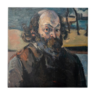 Paul Cezanne - Self-portrait Ceramic Tile