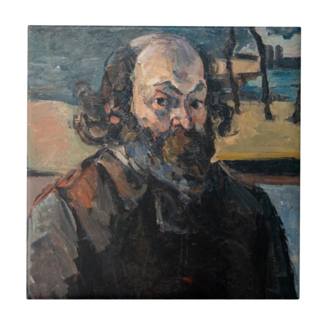 Paul Cezanne - Self-portrait Ceramic Tile (Front)