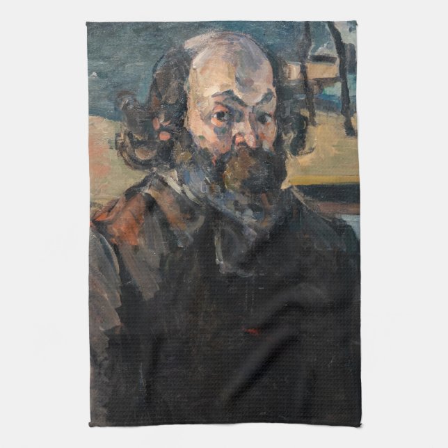 Paul Cezanne - Self-portrait Kitchen Towel (Vertical)